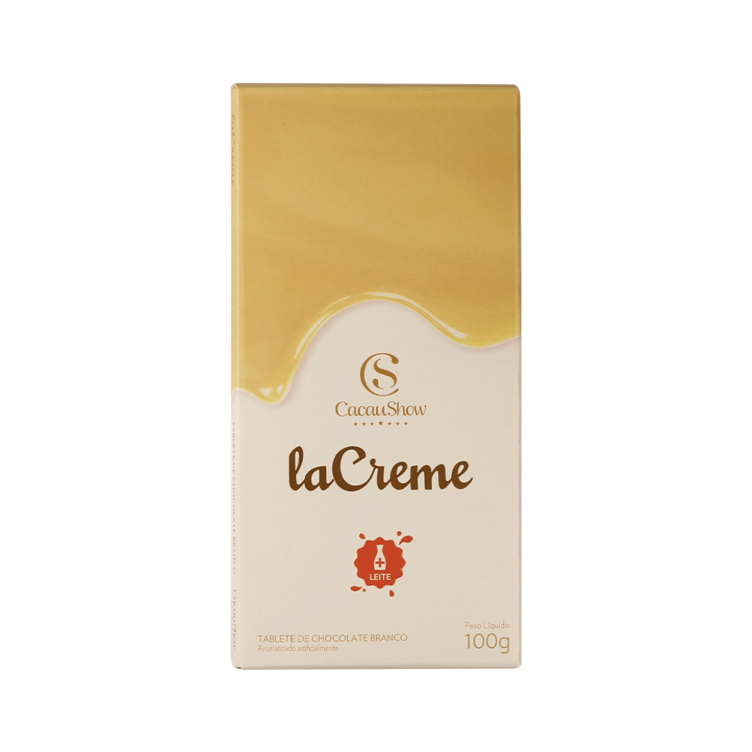 Cacau Show Tablete: Lacreme Branco (100g)
